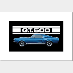 Shelby gt500 heritage special retro 67 Posters and Art